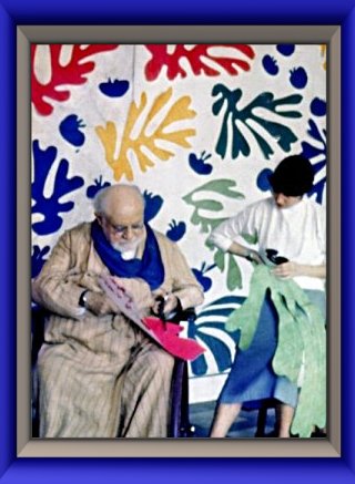 Henri Matisse cutting it out