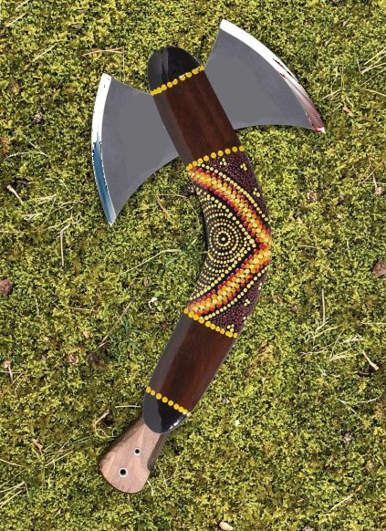 A throwing axe for all agitators.