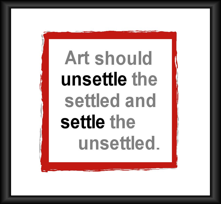 unsetteling art