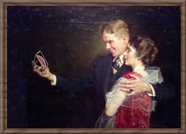 Norman Rockwell selfie