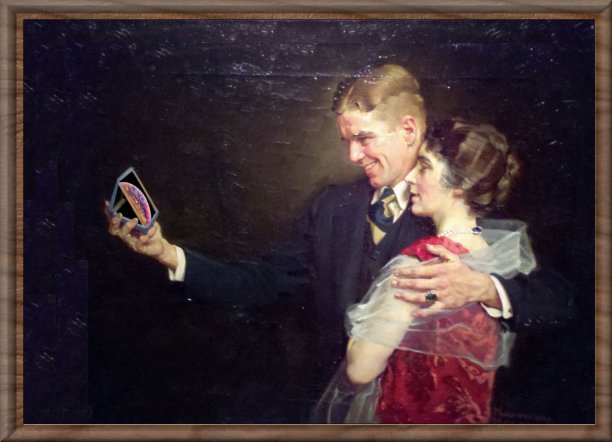 Norman Rockwell selfie