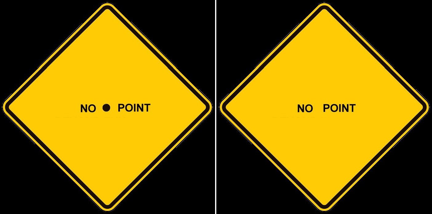 which sign is correct?