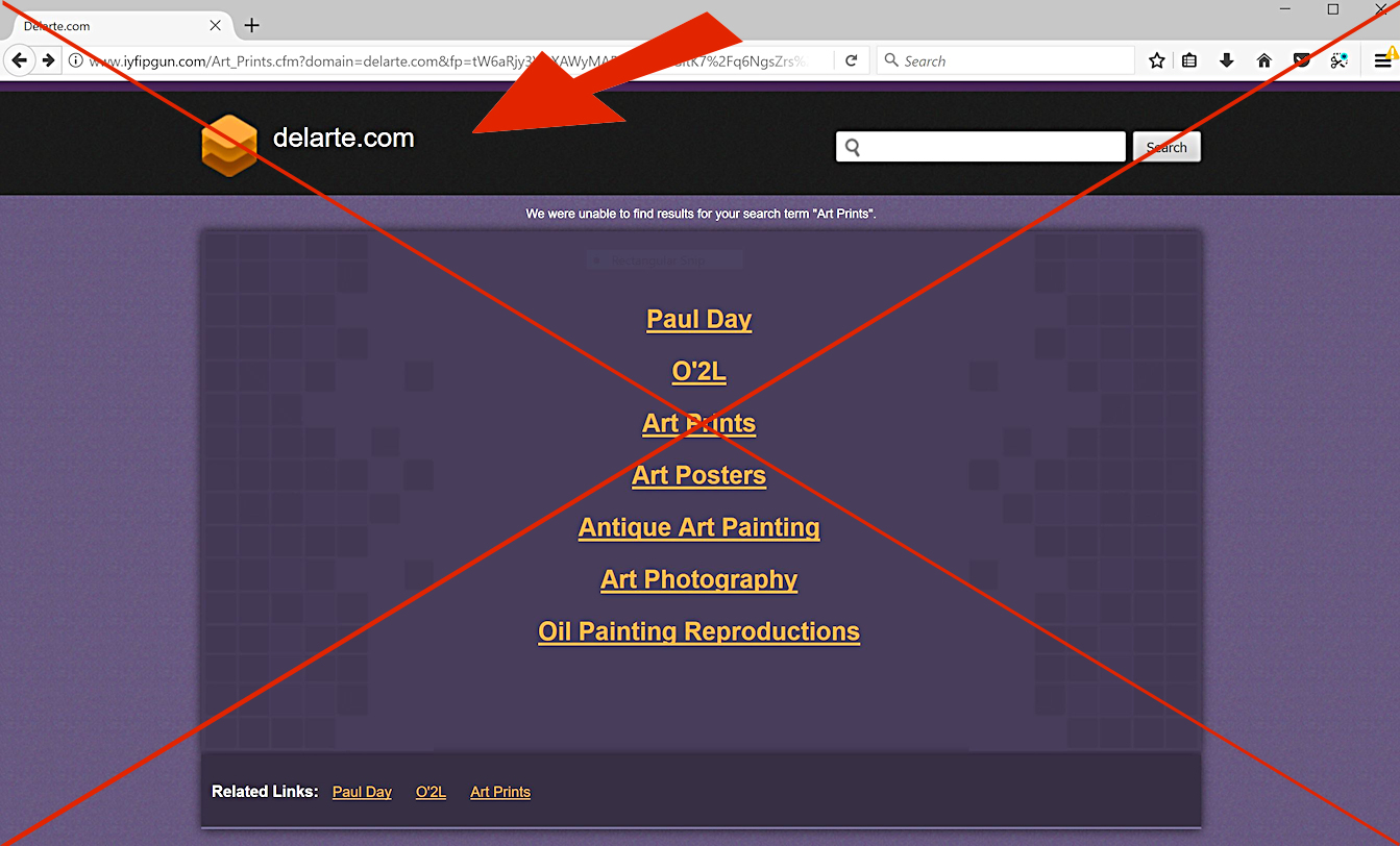 a delarte redirect froad site
